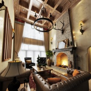 American family room